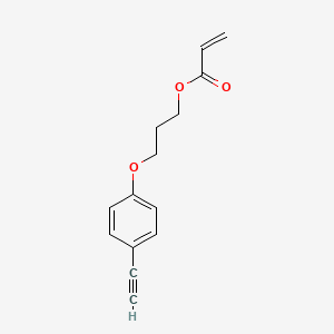 3-(4-Ethynylphenoxy)propyl prop-2-enoate