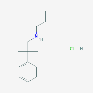 molecular formula C13H22ClN B1423362 (2-Methyl-2-phenylpropyl)(propyl)amine hydrochloride CAS No. 1354951-15-7