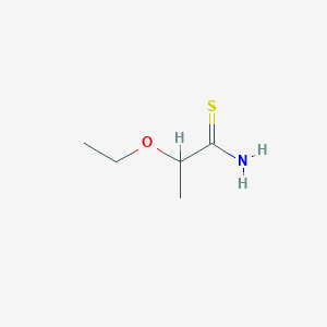 molecular formula C5H11NOS B1423364 2-Ethoxypropanethioamide CAS No. 1250186-91-4