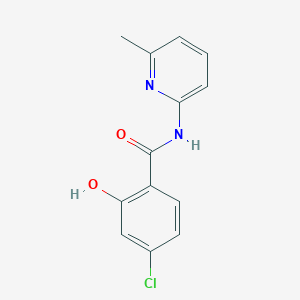 4-Chloro-2-hydroxy-N-(6-methylpyridin-2-yl)benzamide