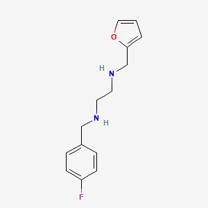 N~1~-[(4-Fluorophenyl)methyl]-N~2~-[(furan-2-yl)methyl]ethane-1,2-diamine