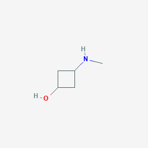 molecular formula C5H11NO B1423375 3-(Methylamino)cyclobutan-1-OL CAS No. 1354952-94-5