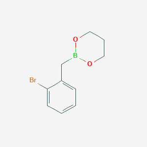 2-[(2-Bromophenyl)methyl]-1,3,2-dioxaborinane