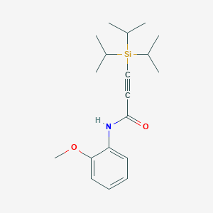 2-Propynamide, N-(2-methoxyphenyl)-3-[tris(1-methylethyl)silyl]-