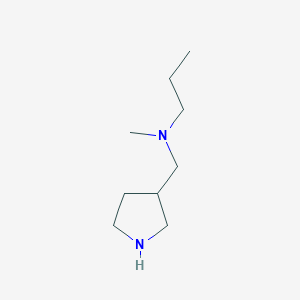 molecular formula C9H20N2 B1423377 甲基(丙基)(吡咯烷-3-基甲基)胺 CAS No. 1344010-70-3