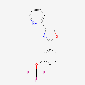 Pyridine, 2-[2-[3-(trifluoromethoxy)phenyl]-4-oxazolyl]-