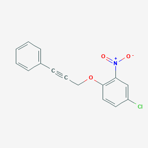 4-Chloro-2-nitro-1-[(3-phenylprop-2-yn-1-yl)oxy]benzene