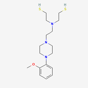 2,2'-({2-[4-(2-Methoxyphenyl)piperazin-1-yl]ethyl}azanediyl)di(ethane-1-thiol)