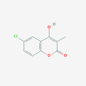 molecular formula C10H7ClO3 B1423380 6-氯-4-羟基-3-甲基-2H-香豆素-2-酮 CAS No. 197504-51-1