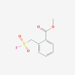 molecular formula C9H9FO4S B1423381 Methyl 2-[(fluorosulfonyl)methyl]benzoate CAS No. 1354953-70-0