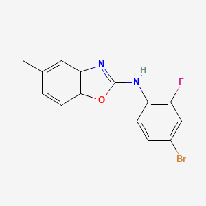 N-(4-Bromo-2-fluorophenyl)-5-methyl-1,3-benzoxazol-2-amine