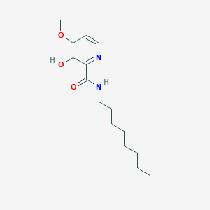 2-Pyridinecarboxamide, 3-hydroxy-4-methoxy-N-nonyl-