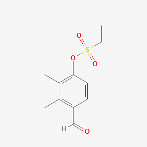 4-Formyl-2,3-dimethylphenyl ethanesulfonate