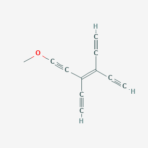 molecular formula C11H6O B14233877 3,4-Diethynyl-1-methoxyhex-3-ene-1,5-diyne CAS No. 823813-84-9