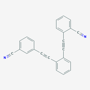 2-({2-[(3-Cyanophenyl)ethynyl]phenyl}ethynyl)benzonitrile