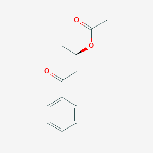 molecular formula C12H14O3 B14233943 (2R)-4-Oxo-4-phenylbutan-2-yl acetate CAS No. 578020-31-2