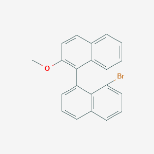 molecular formula C21H15BrO B14234006 8'-Bromo-2-methoxy-1,1'-binaphthalene CAS No. 503818-00-6