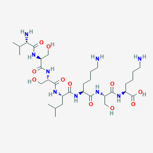 L-Valyl-L-seryl-L-seryl-L-leucyl-L-lysyl-L-seryl-L-lysine