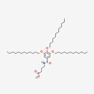 4-[3,4,5-Tris(dodecyloxy)benzamido]butanoic acid