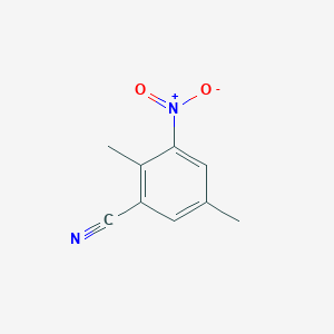 molecular formula C9H8N2O2 B1423405 2,5-Dimethyl-3-nitrobenzonitrile CAS No. 625112-45-0