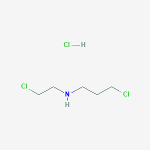 molecular formula C5H12Cl3N B142341 (2-Chloroethyl)(3-chloropropyl)amine hydrochloride CAS No. 78218-47-0