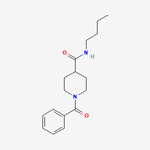 1-Benzoyl-N-butylpiperidine-4-carboxamide