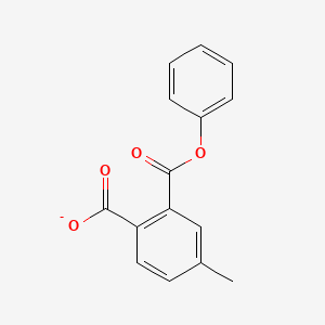 4-Methyl-2-(phenoxycarbonyl)benzoate