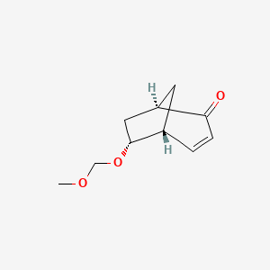 Bicyclo[3.2.1]oct-3-en-2-one, 6-(methoxymethoxy)-, (1R,5R,6R)-