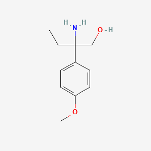 2-Amino-2-(4-methoxyphenyl)butan-1-ol