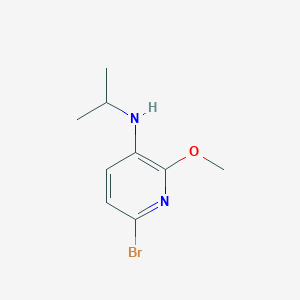 6-Bromo-2-methoxy-N-(propan-2-yl)pyridin-3-amine