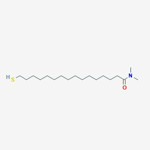 molecular formula C18H37NOS B14234393 N,N-Dimethyl-16-sulfanylhexadecanamide CAS No. 364613-59-2