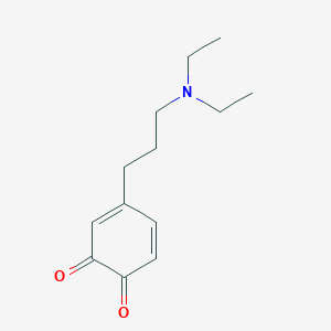 4-[3-(Diethylamino)propyl]cyclohexa-3,5-diene-1,2-dione