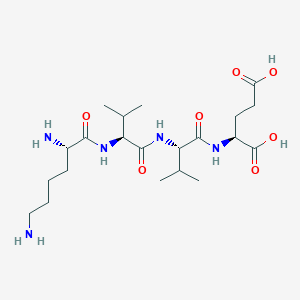 L-Lysyl-L-valyl-L-valyl-L-glutamic acid