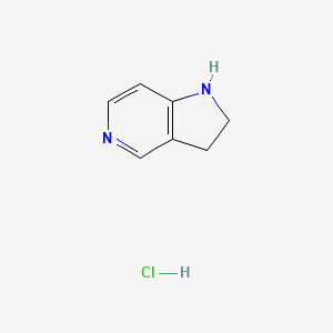 B1423442 2,3-dihydro-1H-pyrrolo[3,2-c]pyridine hydrochloride CAS No. 5912-19-6