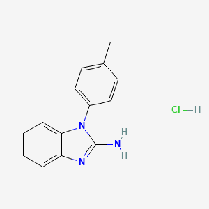 B1423452 1-(4-methylphenyl)-1H-1,3-benzodiazol-2-amine hydrochloride CAS No. 1354963-37-3