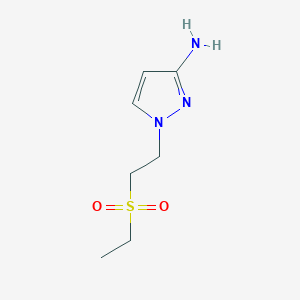 B1423458 1-[2-(ethanesulfonyl)ethyl]-1H-pyrazol-3-amine CAS No. 1178848-35-5