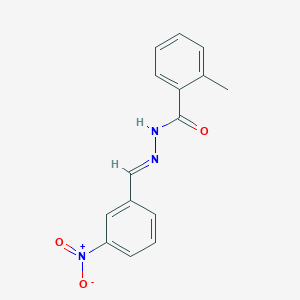 2-methyl-N'-[(E)-(3-nitrophenyl)methylidene]benzohydrazide