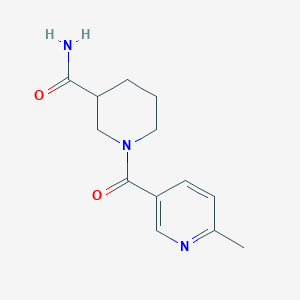 3-Piperidinecarboxamide, 1-[(6-methyl-3-pyridinyl)carbonyl]-