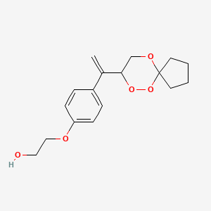 Ethanol, 2-[4-[1-(6,7,10-trioxaspiro[4.5]dec-8-yl)ethenyl]phenoxy]-