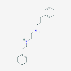 N'-[2-(cyclohexen-1-yl)ethyl]-N-(3-phenylpropyl)ethane-1,2-diamine