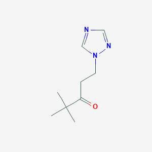 4,4-Dimethyl-1-(1H-1,2,4-triazol-1-yl)pentan-3-one