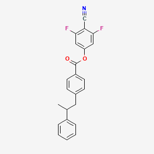 B14234683 4-Cyano-3,5-difluorophenyl 4-(2-phenylpropyl)benzoate CAS No. 461676-89-1