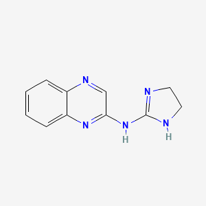 N-(4,5-Dihydro-1H-imidazol-2-yl)quinoxalin-2-amine