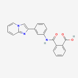 2-((3-(Imidazo[1,2-a]pyridin-2-yl)phenyl)carbamoyl)benzoic acid