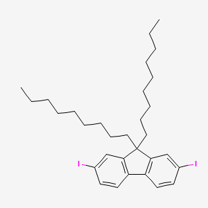 molecular formula C31H44I2 B14234716 2,7-Diiodo-9,9-dinonyl-9H-fluorene CAS No. 406491-17-6