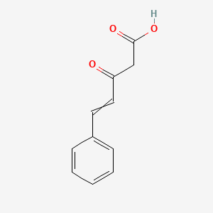 3-Oxo-5-phenylpent-4-enoic acid