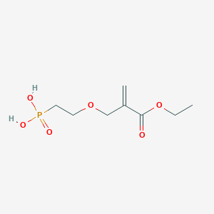 (2-{[2-(Ethoxycarbonyl)prop-2-en-1-yl]oxy}ethyl)phosphonic acid