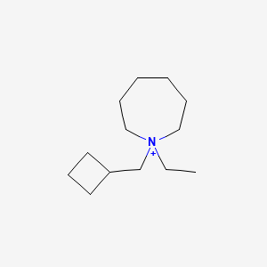 1-(Cyclobutylmethyl)-1-ethylazepan-1-ium