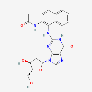 N-(2-Acetamidonaphthalen-1-yl)-2'-deoxyguanosine