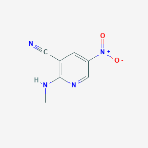 B1423478 2-(Methylamino)-5-nitropyridine-3-carbonitrile CAS No. 31309-10-1